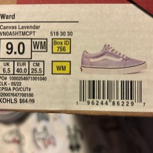 Lavender Canvas Ward Vans